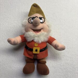 Vintage 90’s Doc Dwarf Disney Plush Snow White And The Seven Dwarfs Stuffed 1993